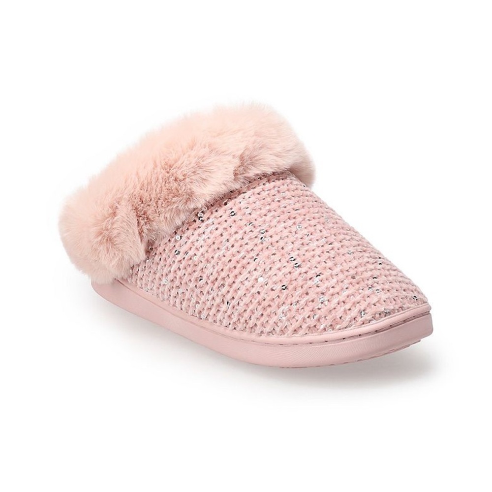Cozy Pink Fur-Lined Women's Slippers